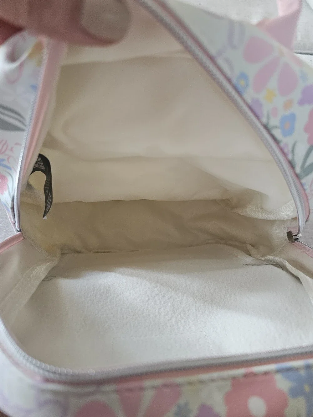 Disney Pastel Floral Pink Accent Kids Backpack
